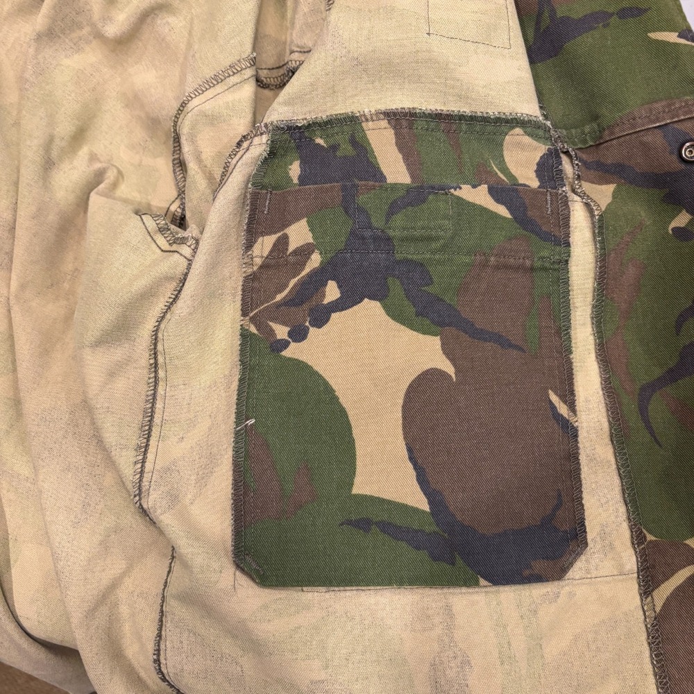 Marquardt + Schulz Military Jacket Mens XL Green Camo Dutch DPM Field Shirt 1992 - Picture 14 of 15